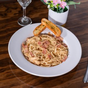 Espaguetis a la carbonara